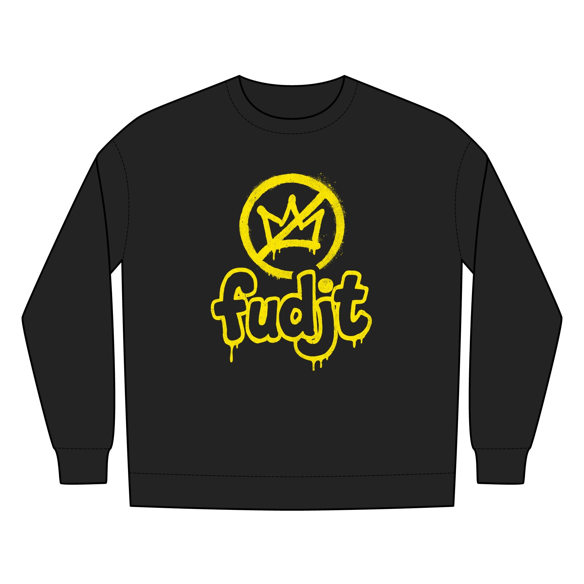 Golden fudjt No Kings Fleece Crewneck Sweatshirt | 8 Colors