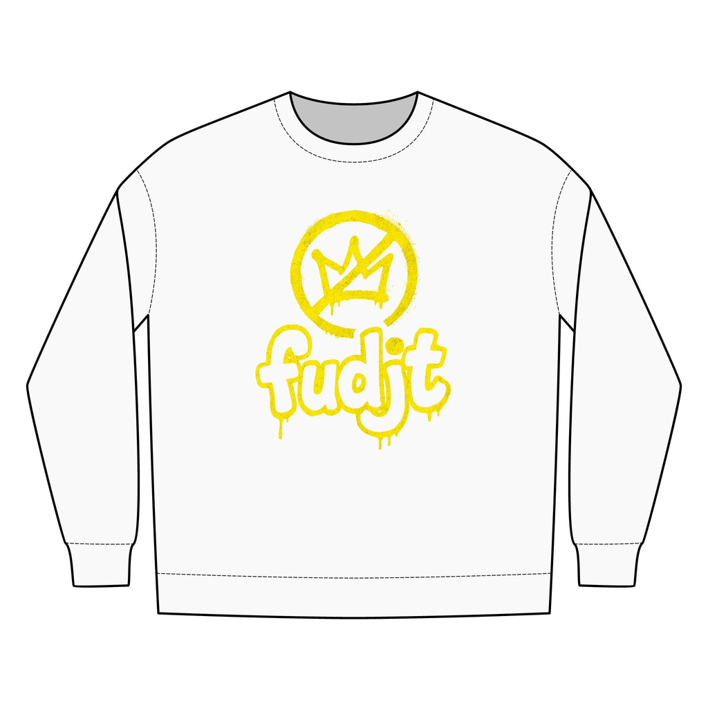 Golden fudjt No Kings Fleece Crewneck Sweatshirt | 8 Colors