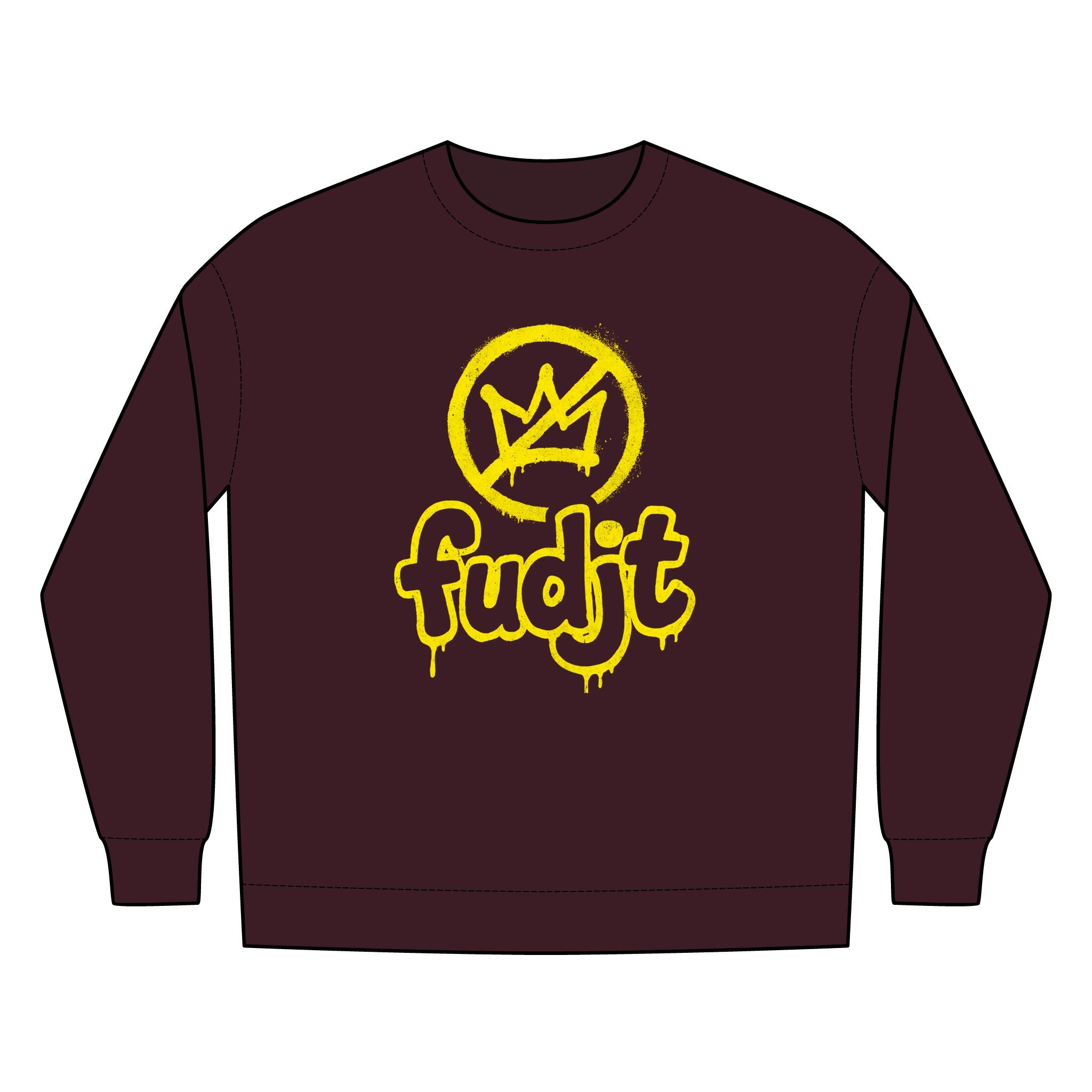 Golden fudjt No Kings Fleece Crewneck Sweatshirt | 8 Colors