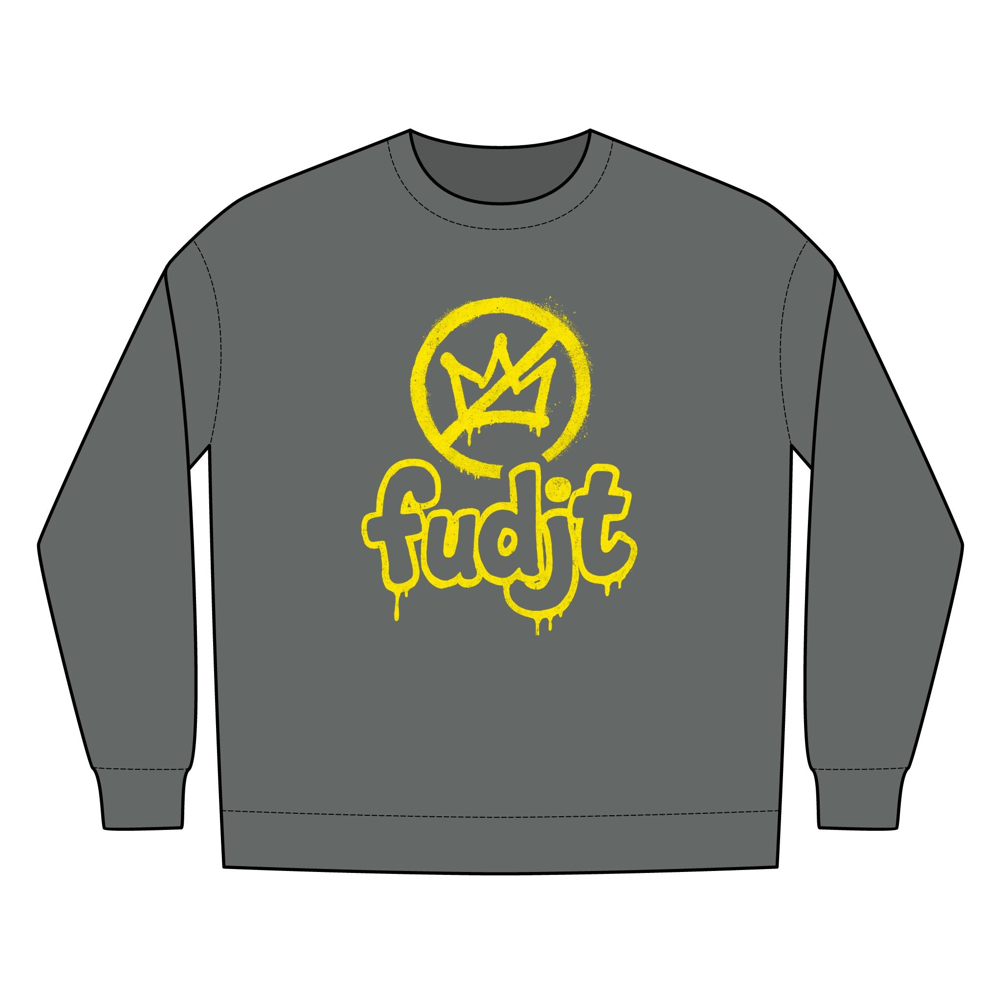 Golden fudjt No Kings Fleece Crewneck Sweatshirt | 8 Colors
