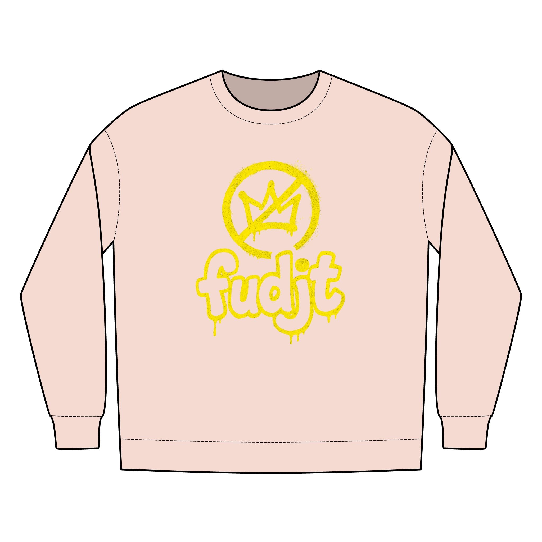 Golden fudjt No Kings Fleece Crewneck Sweatshirt | 8 Colors