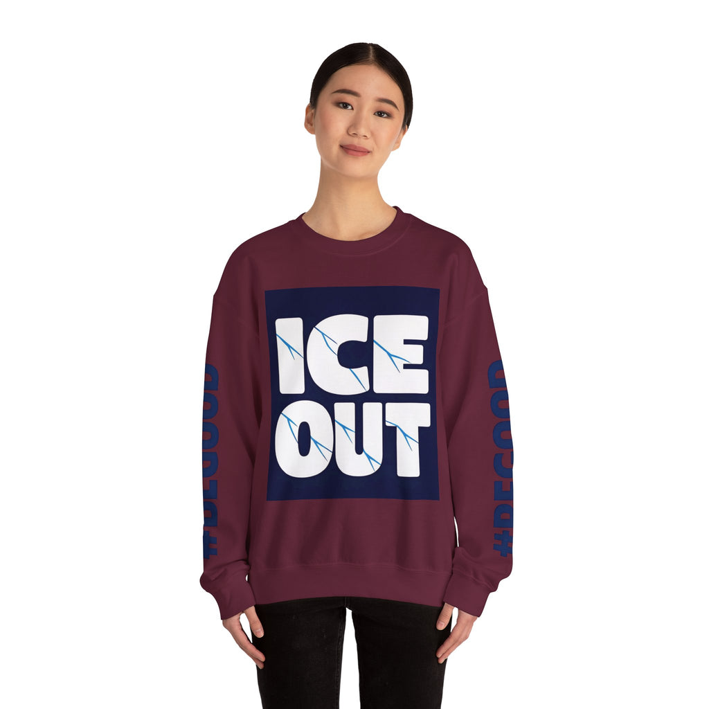 Ice Out Crewneck Sweatshirt — #PRETTIGOOD Graphic Pullover | 10 Colors