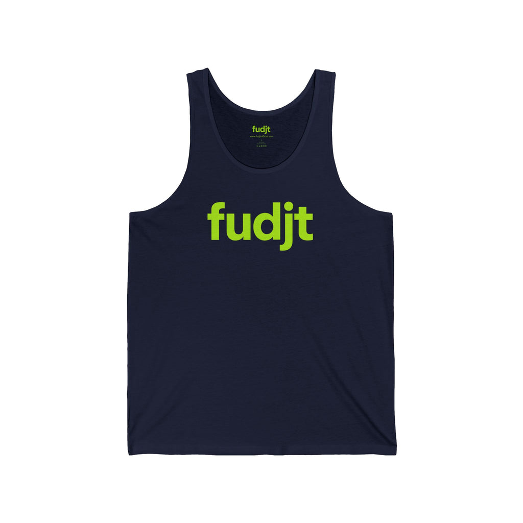 Lime fudjt logo - Unisex Jersey Tank | 6 Colors