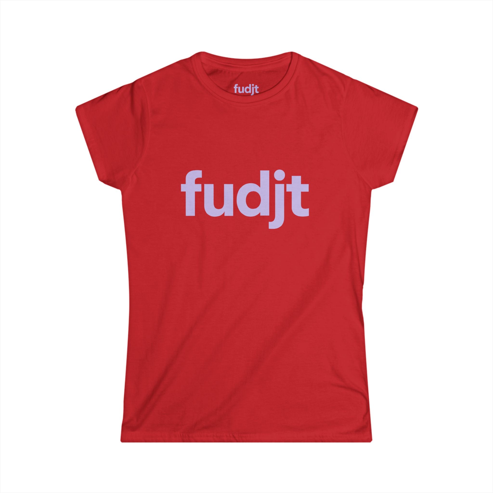 Women's Lavender fudjt logo Comfy Stylie Tee | 12 Colors