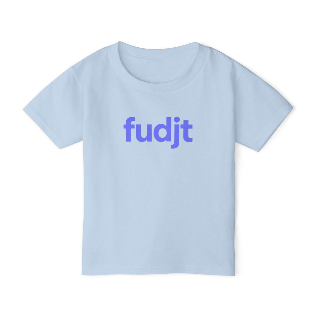 Toddler T-Shirt with Light Blue Fudjt Design | 6 Colors