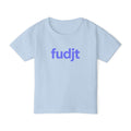 Toddler T-Shirt with Light Blue Fudjt Design | 6 Colors