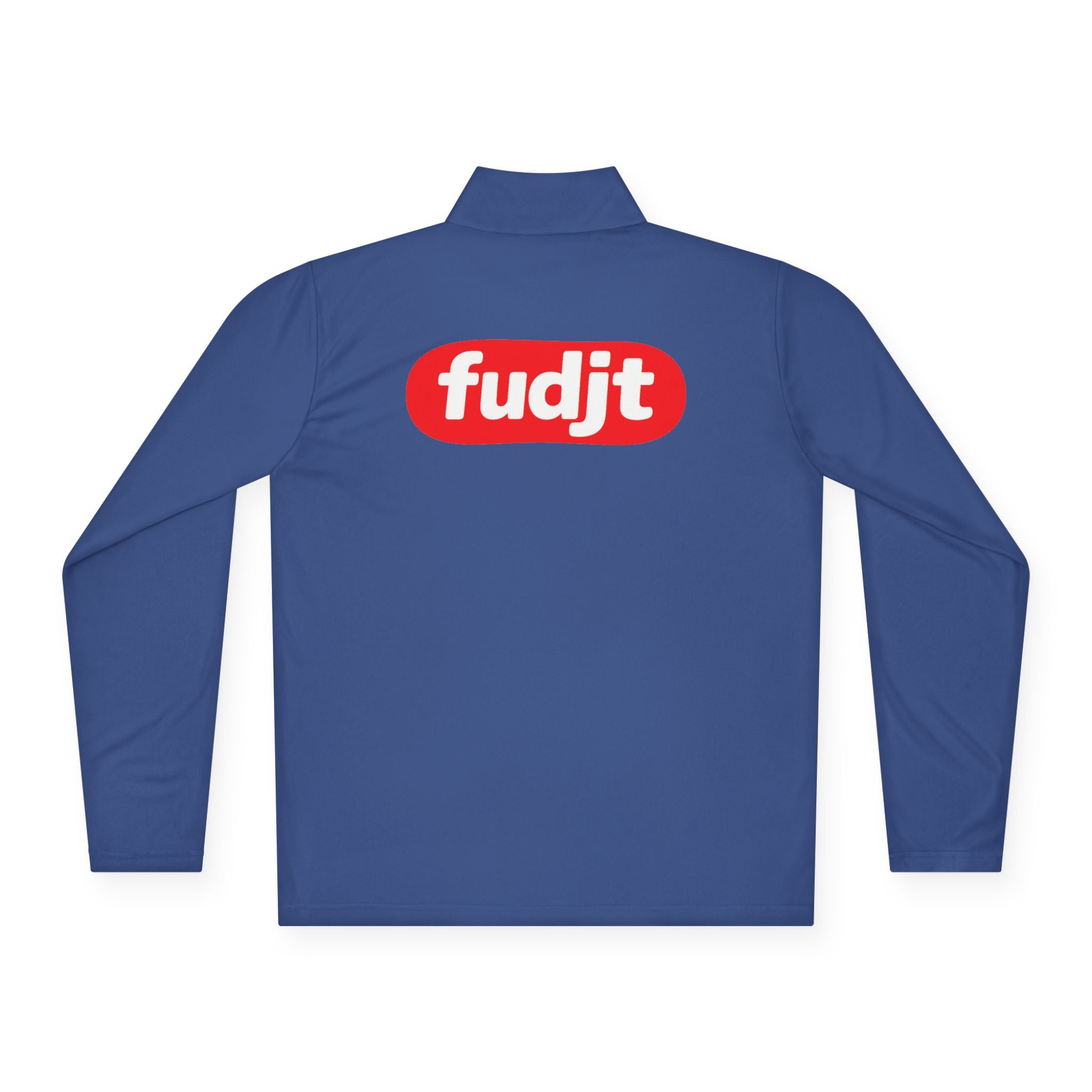 fudjt Anti-Supremacy Red Badge Quarter-Zip Performance Pullover | Bold Backside | 7 Colors