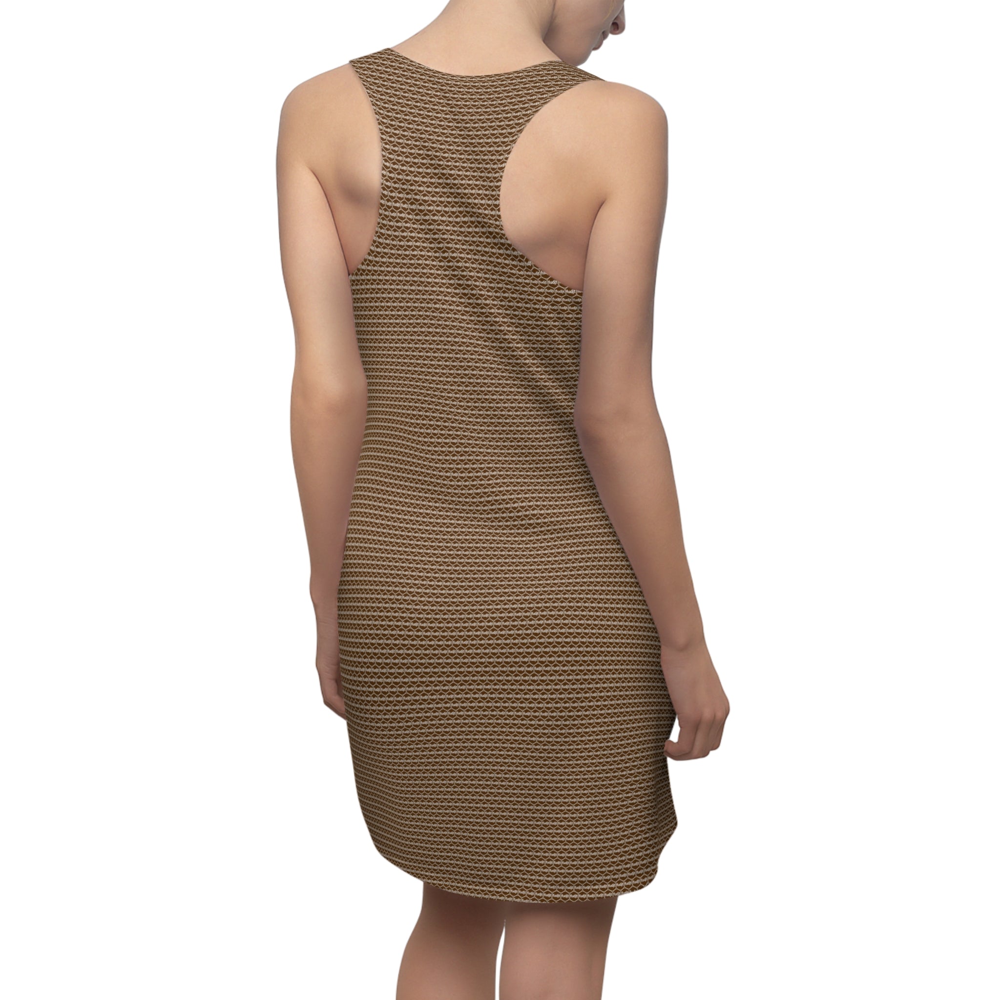 Brown fudjt Unbroken Chain .5 Chic Racerback Dress