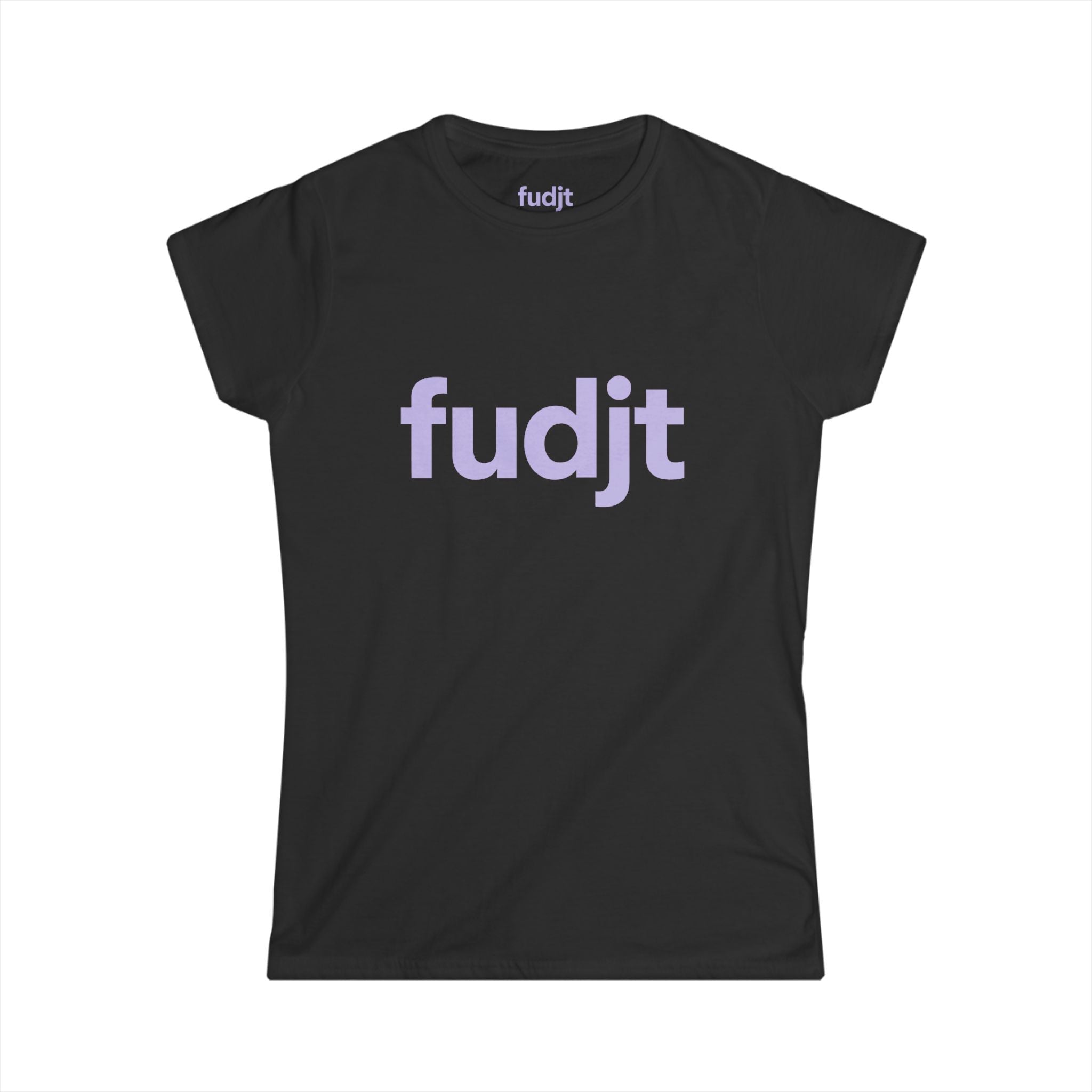 Women's Lavender fudjt logo Comfy Stylie Tee | 12 Colors