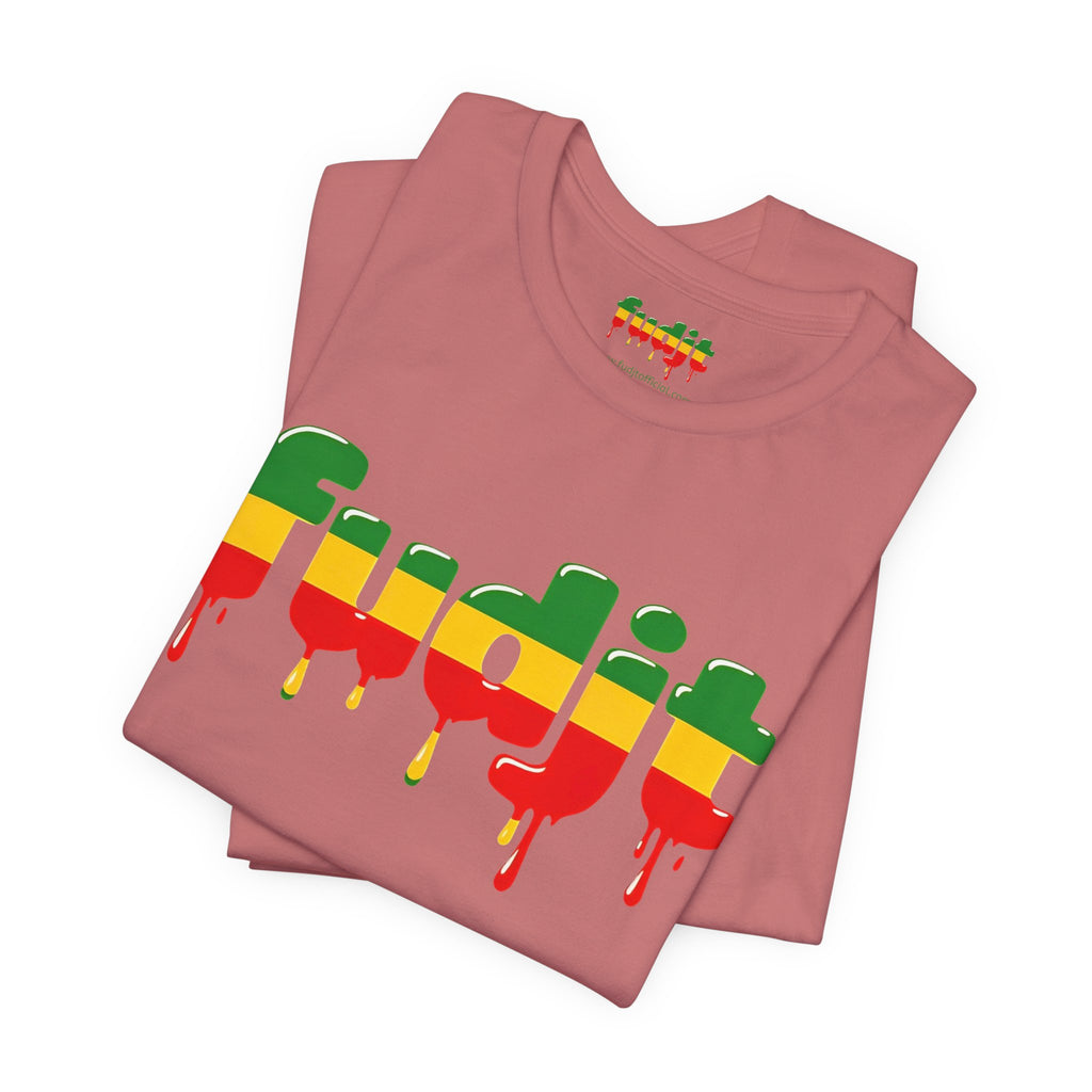 fudit Drip Logo Tee (Rasta Colors)
