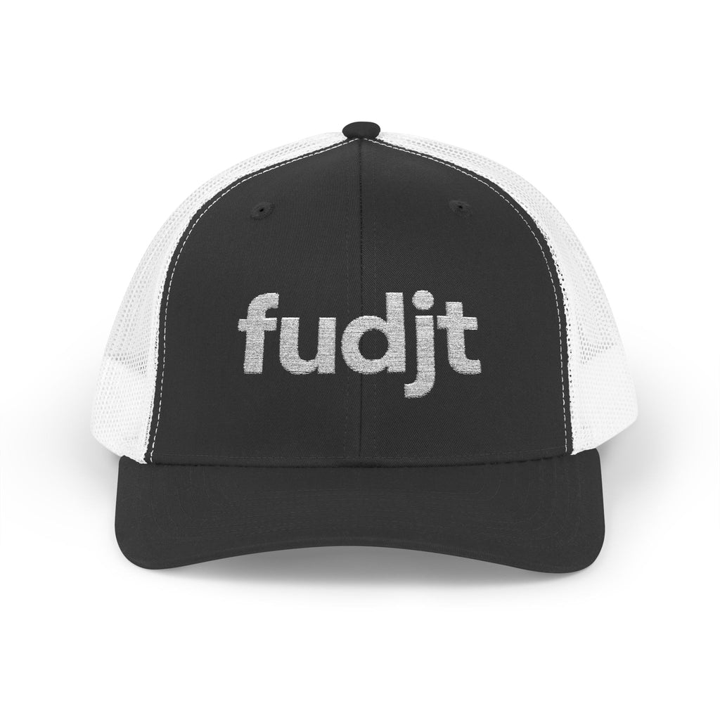 White fudjt logo Snapback Trucker Cap | 6 Colors