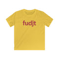 Trendy Kids Cool Red fudjt Logo Tee | 5 Colors