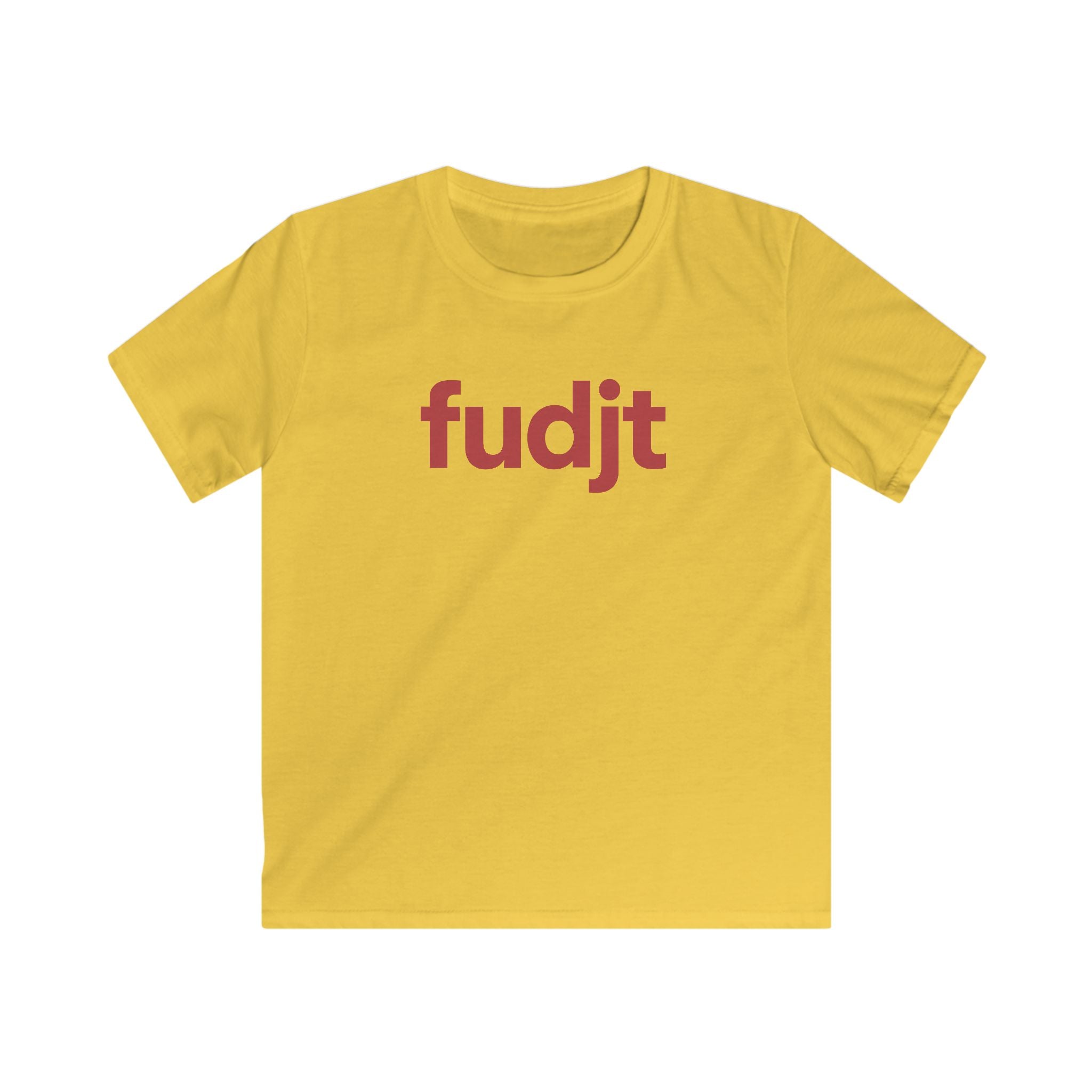 Trendy Kids Cool Red fudjt Logo Tee | 5 Colors