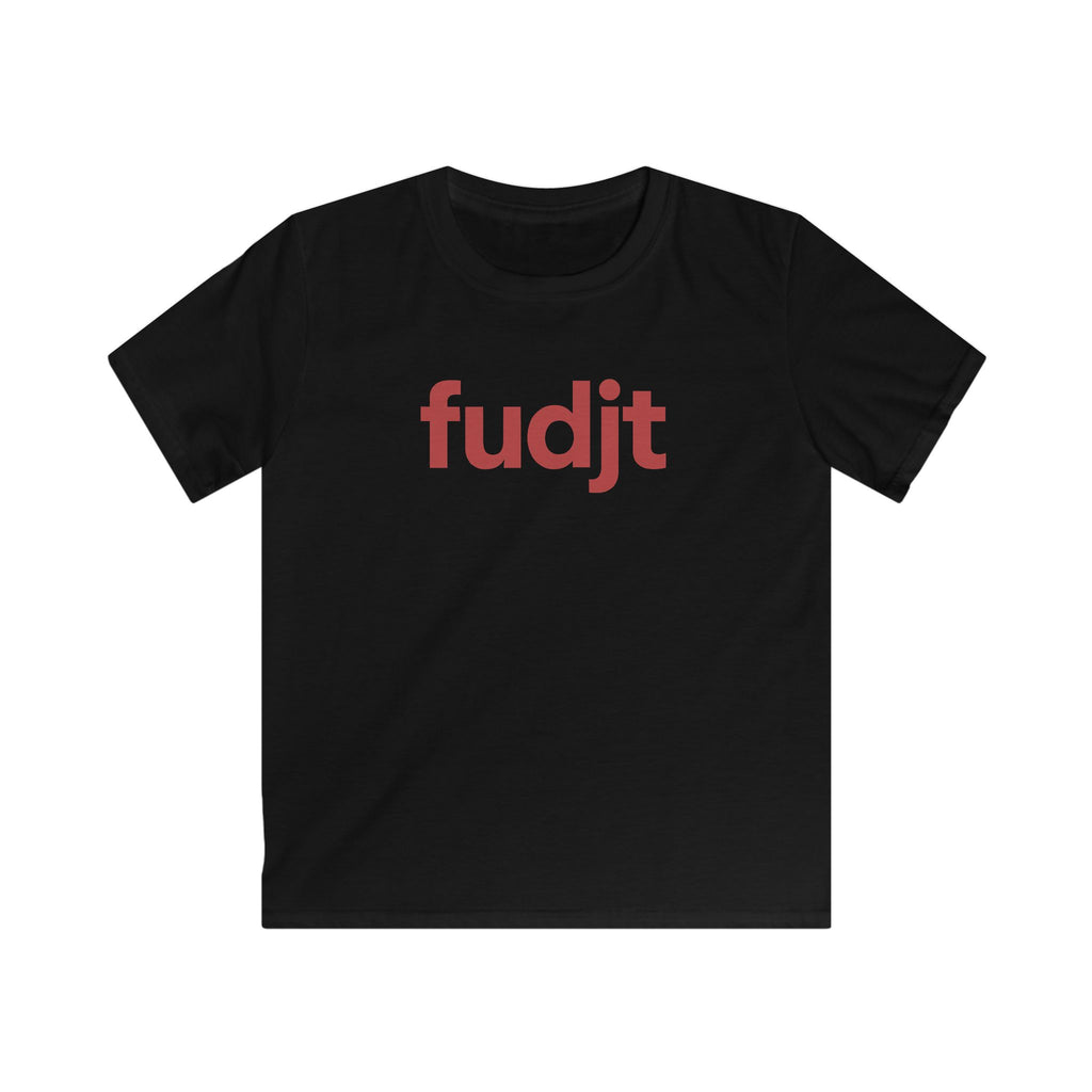Trendy Kids Cool Red fudjt Logo Tee | 5 Colors