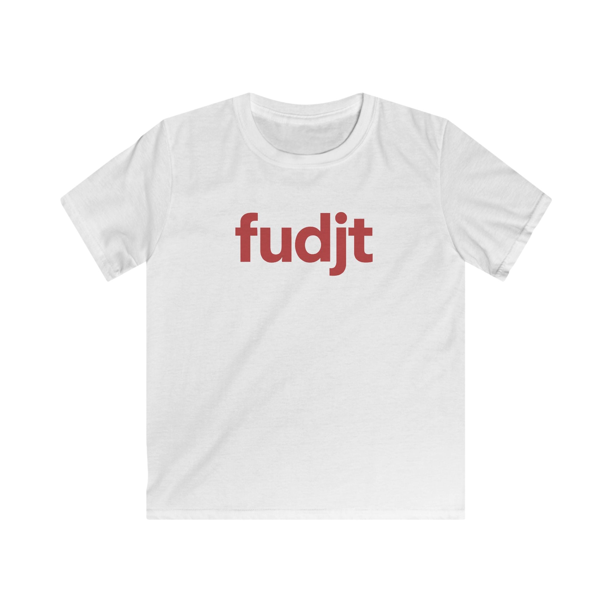Trendy Kids Cool Red fudjt Logo Tee | 5 Colors