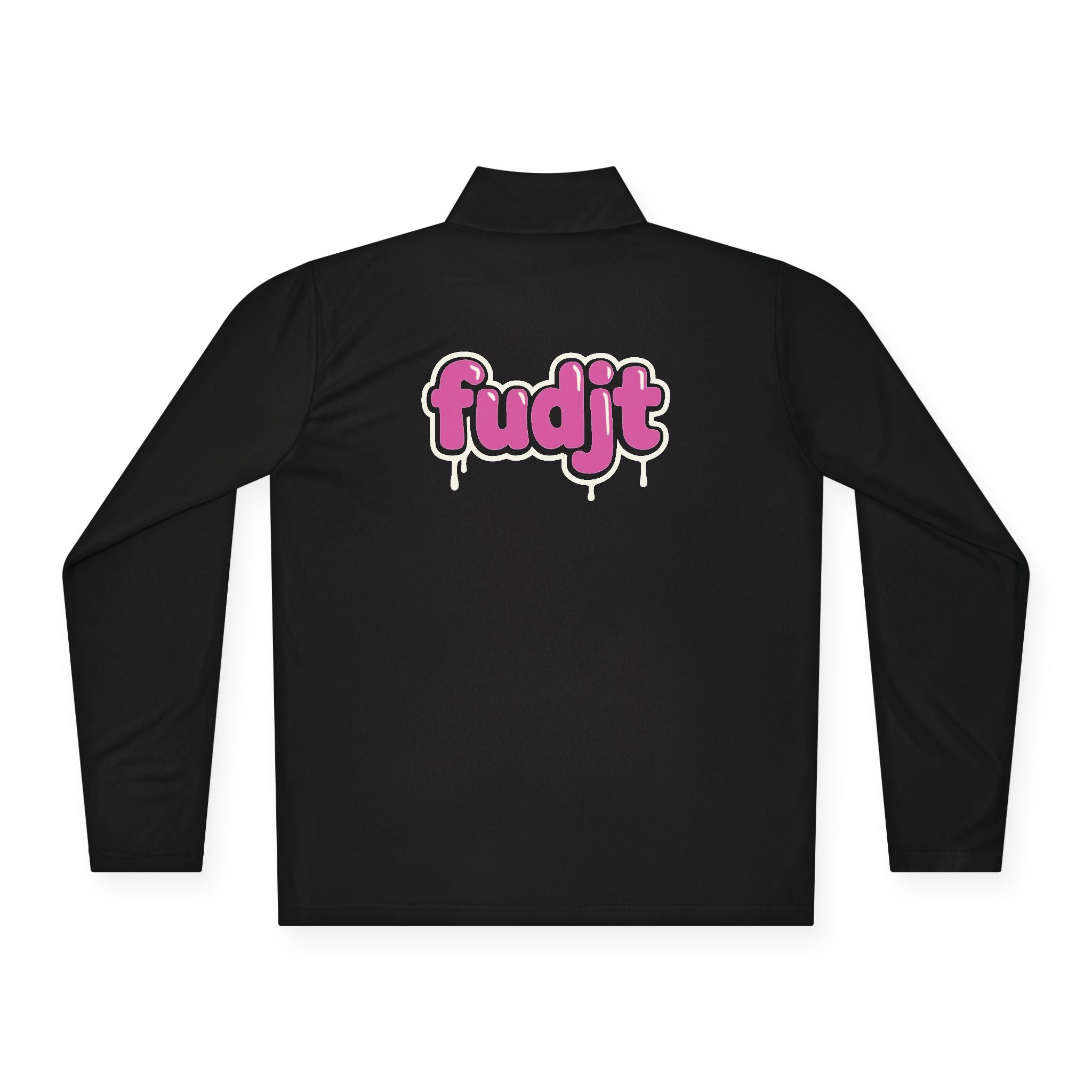Quarter-Zip Performance Pullover | Pink Drip fudjt | Bold Backside | 7 Colors