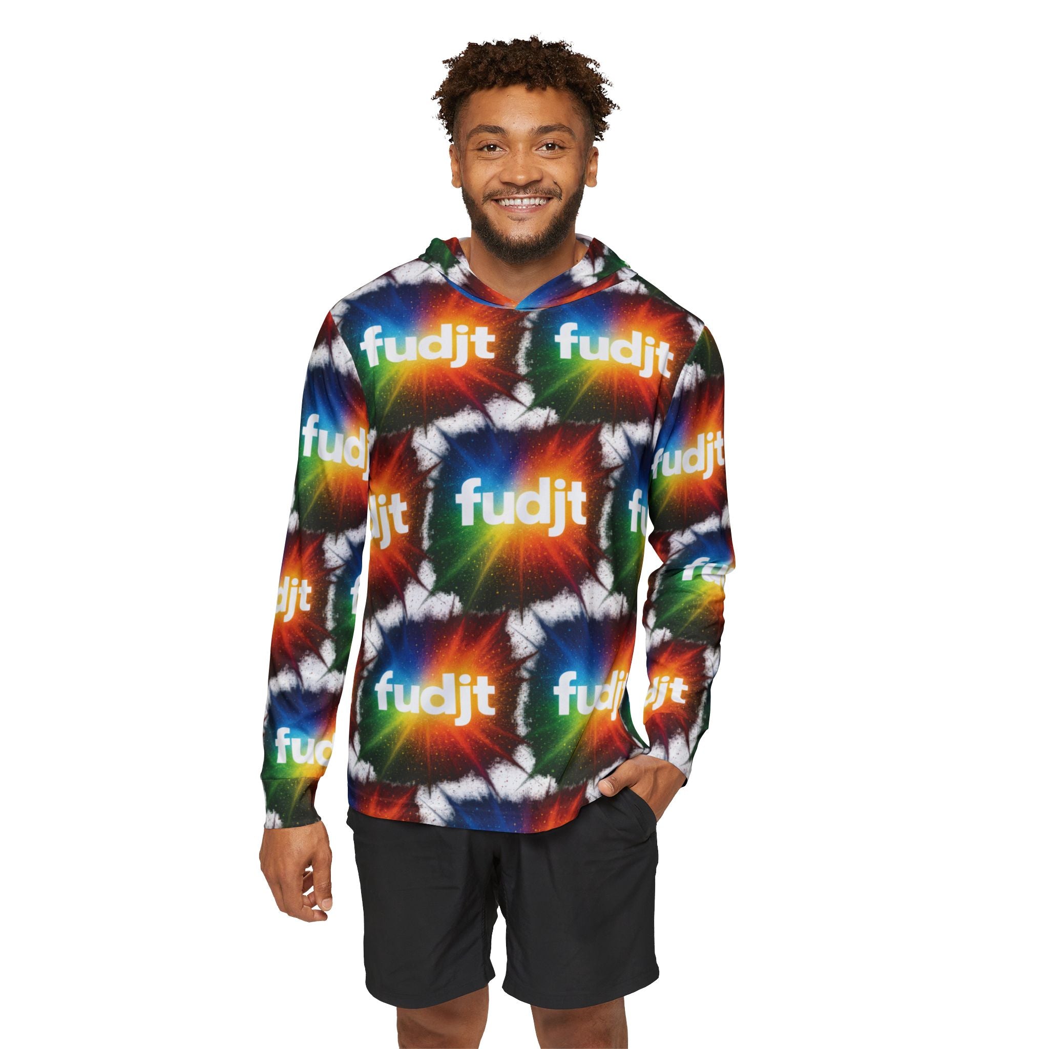 All Over fudjt Burst Of Empowerment Warmup Hoodie | 10 Whiteground