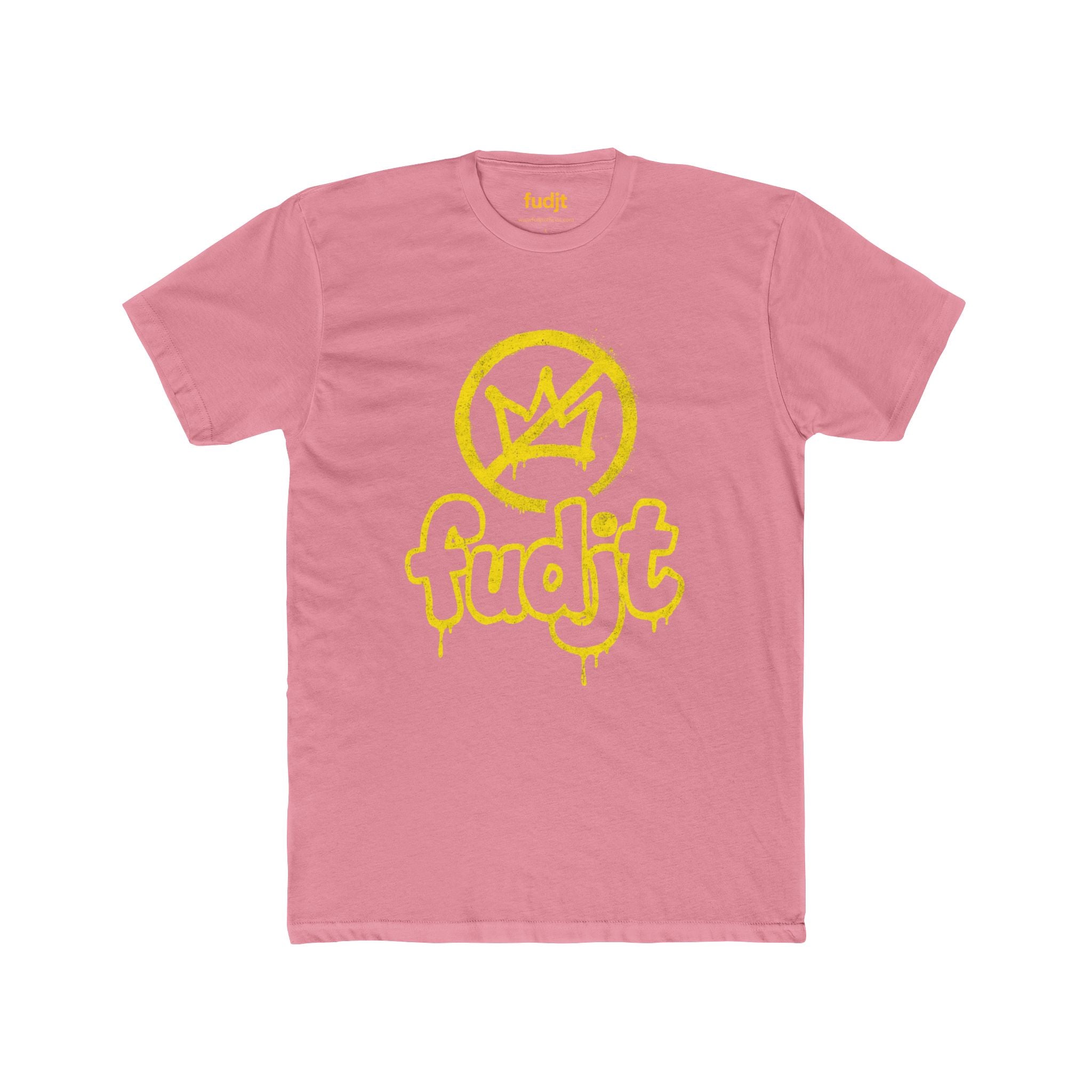 Golden fudjt No Kings Cotton Crew Tee | 12 Colors