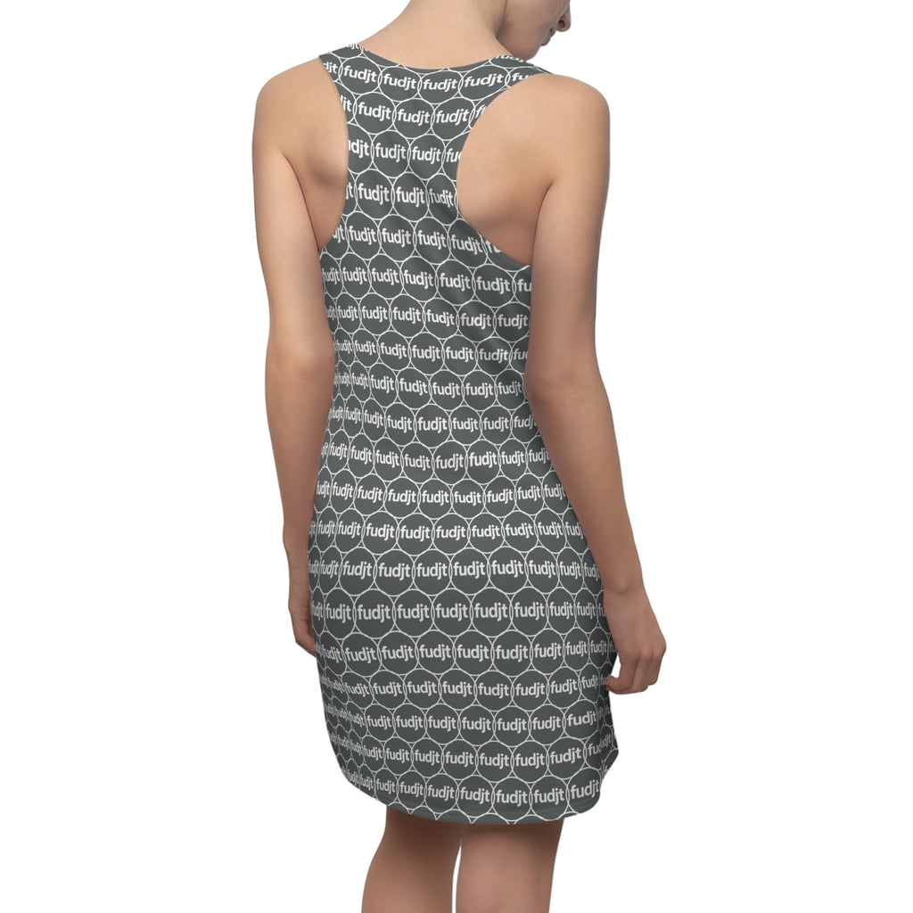 Dark Gray fudjt Unbroken Chain 2.5 Chic Racerback Dress