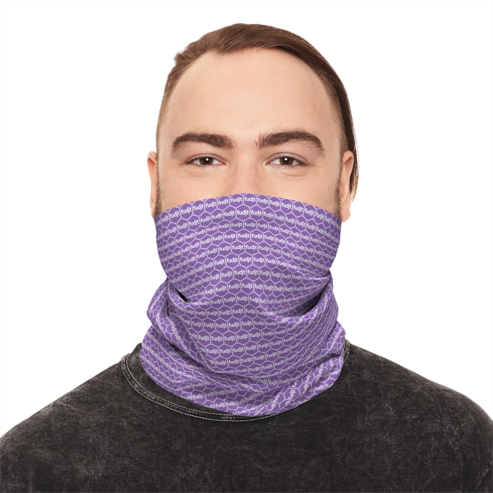 Light Purple fudjt Unbroken Chain .5 Neck Gaiter