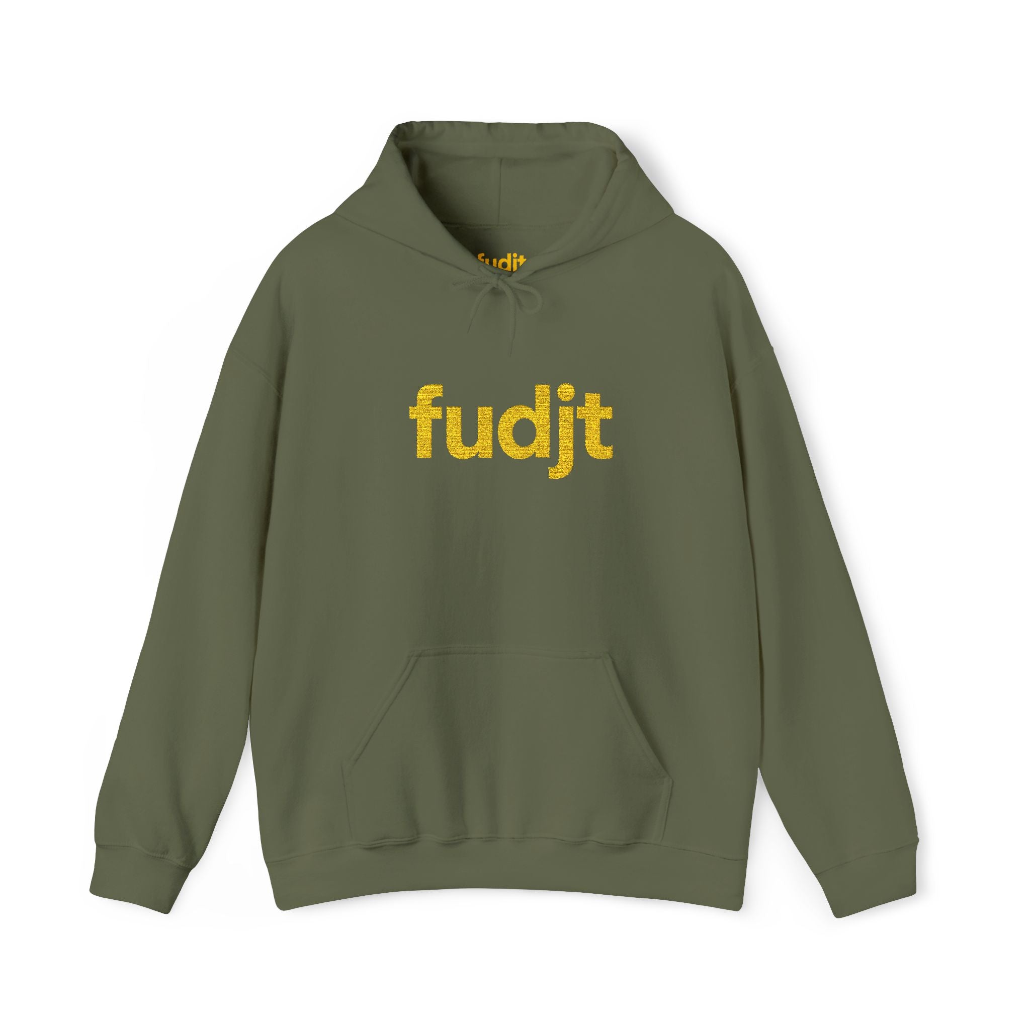 Golden Yellow fudjt Embroidered Heavy Blend Hooded Sweatshirt | 15 Colors | Stand For Something