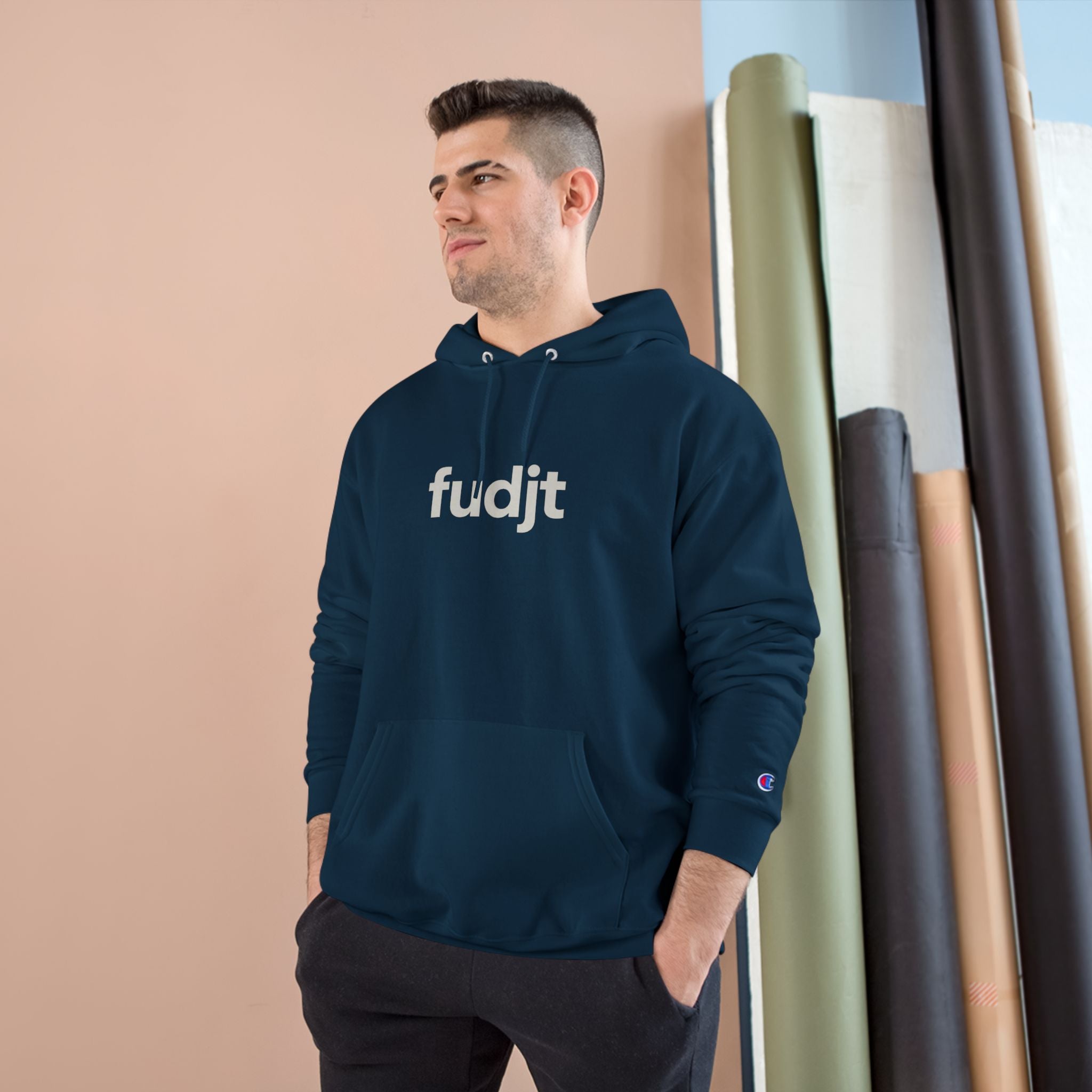 Monster Power Champion Hoodie - Retro Godzilla | fudjt vs. The Machine | Tan fudjt | 6 Colors
