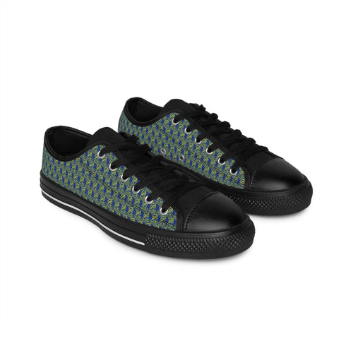 Dark Blue Golden fudjt No Kings Street Style Sneakers | Men & Boys All Over .5 Low Top