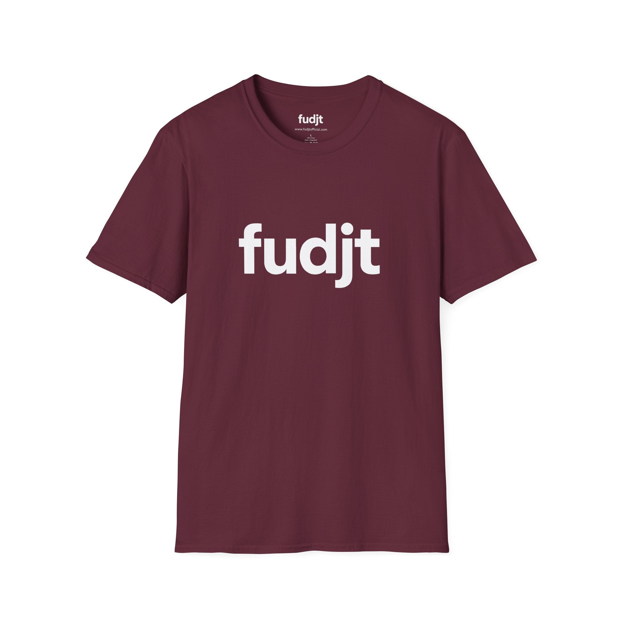 fudjt Everyday Style White logo Tee | 14 Colors