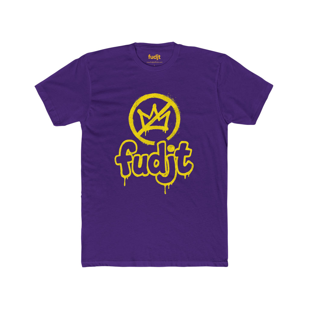 Golden fudjt No Kings Cotton Crew Tee | 12 Colors