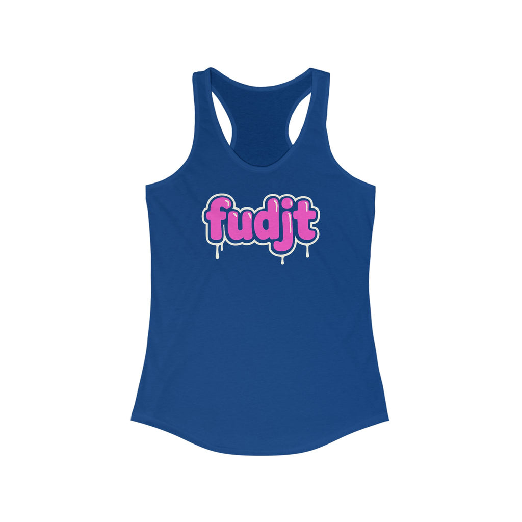 Pink Drip fudjt Women's Racerback Tank, Perfect Relaxed Fit | 5 Colors