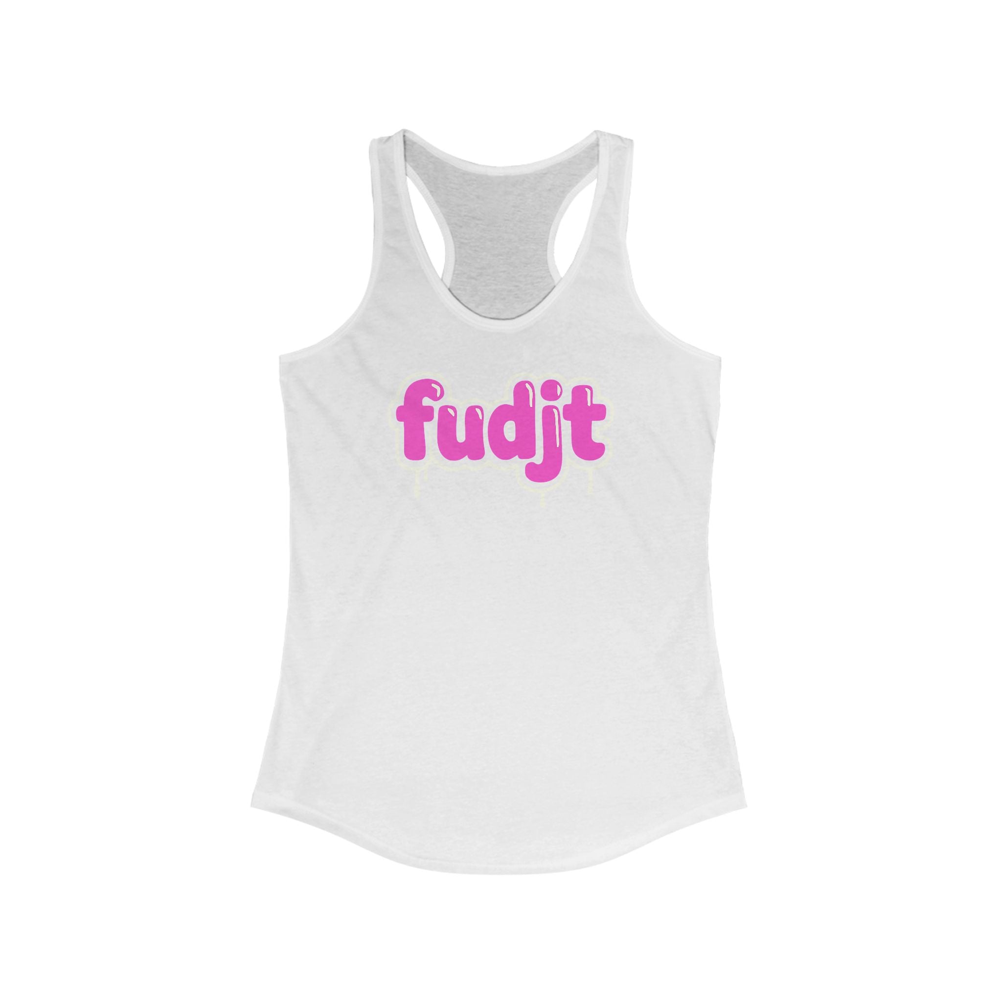 Pink Drip fudjt Women's Racerback Tank, Perfect Relaxed Fit | 5 Colors