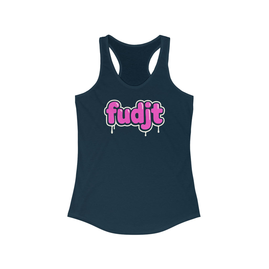 Pink Drip fudjt Women's Racerback Tank, Perfect Relaxed Fit | 5 Colors