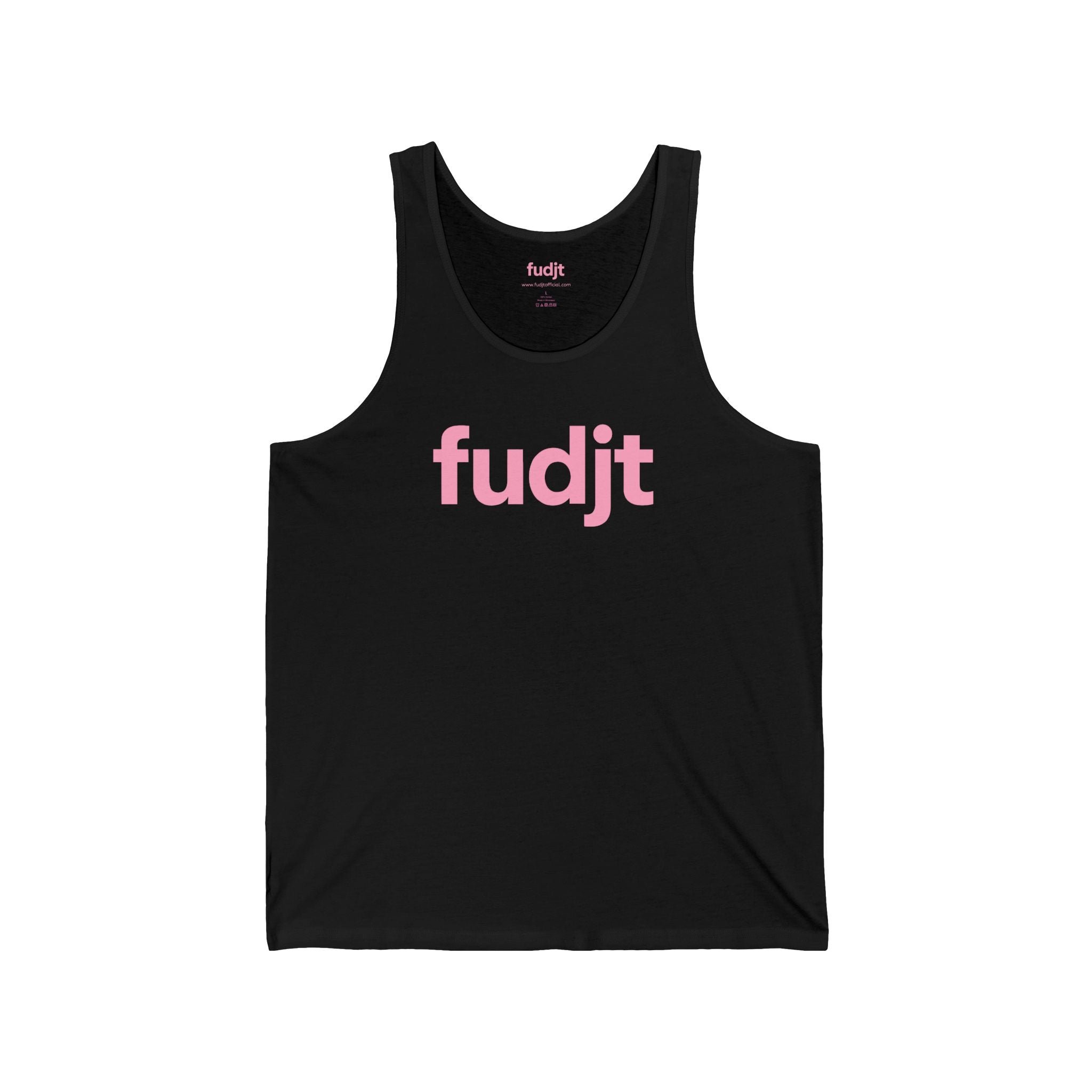 Pink fudjt logo - Unisex Jersey Tank | 6 Colors