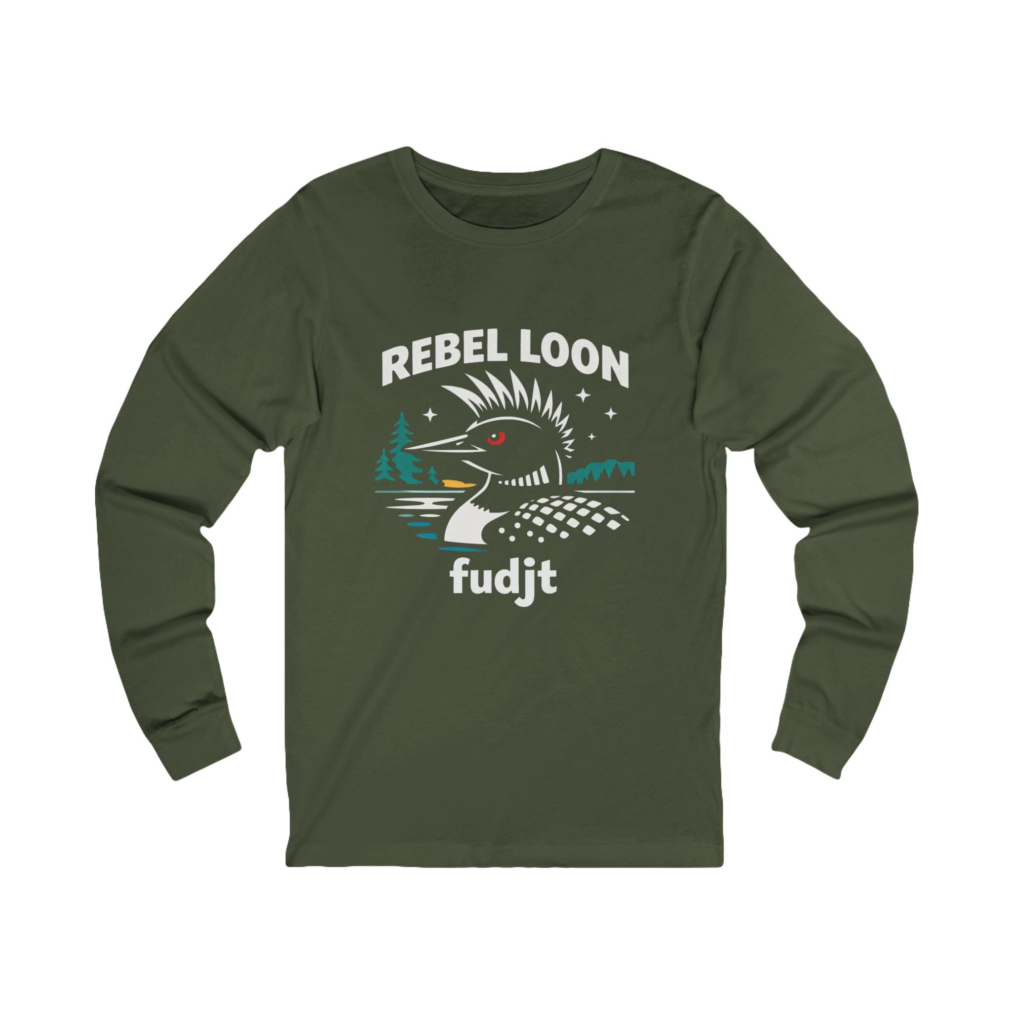 fudjt Rebel Loon Naturescape Long Sleeve Tee | 11 Colors
