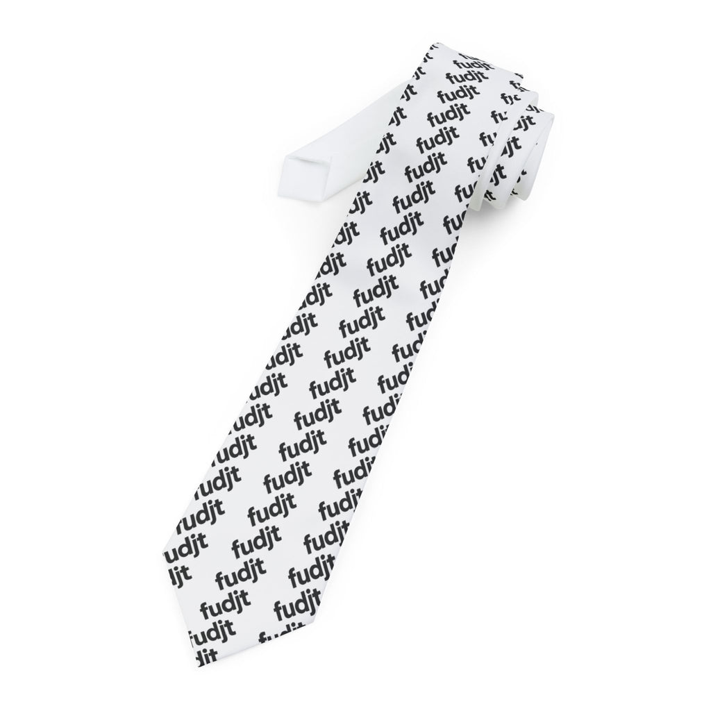 White Black fudjt 45-50 Fine Necktie