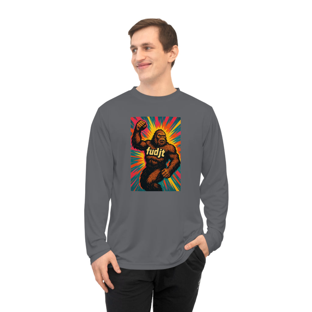 Sasquatch Salute Long Sleeve fudjt Performance Tee | 5 Colors