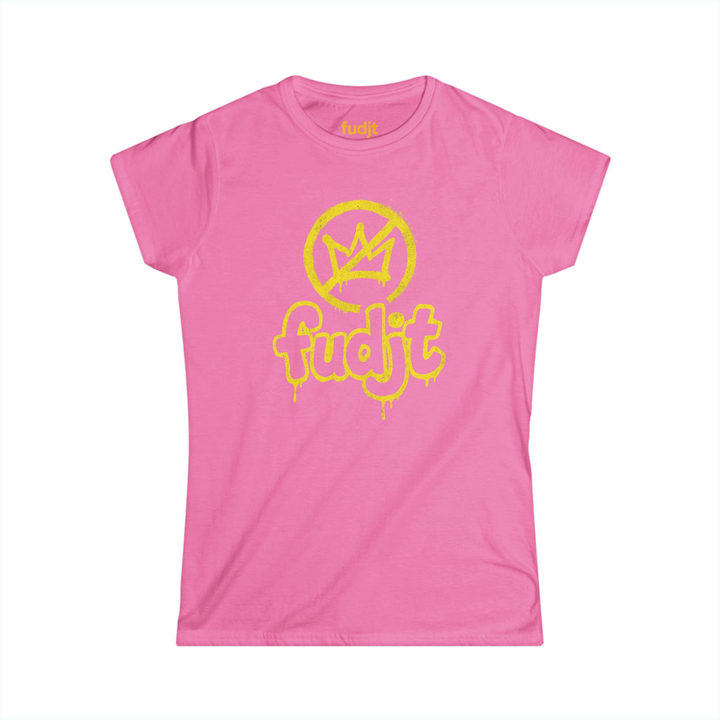 Women's Golden fudjt No Kings Comfy Stylie Tee | 11 Colors