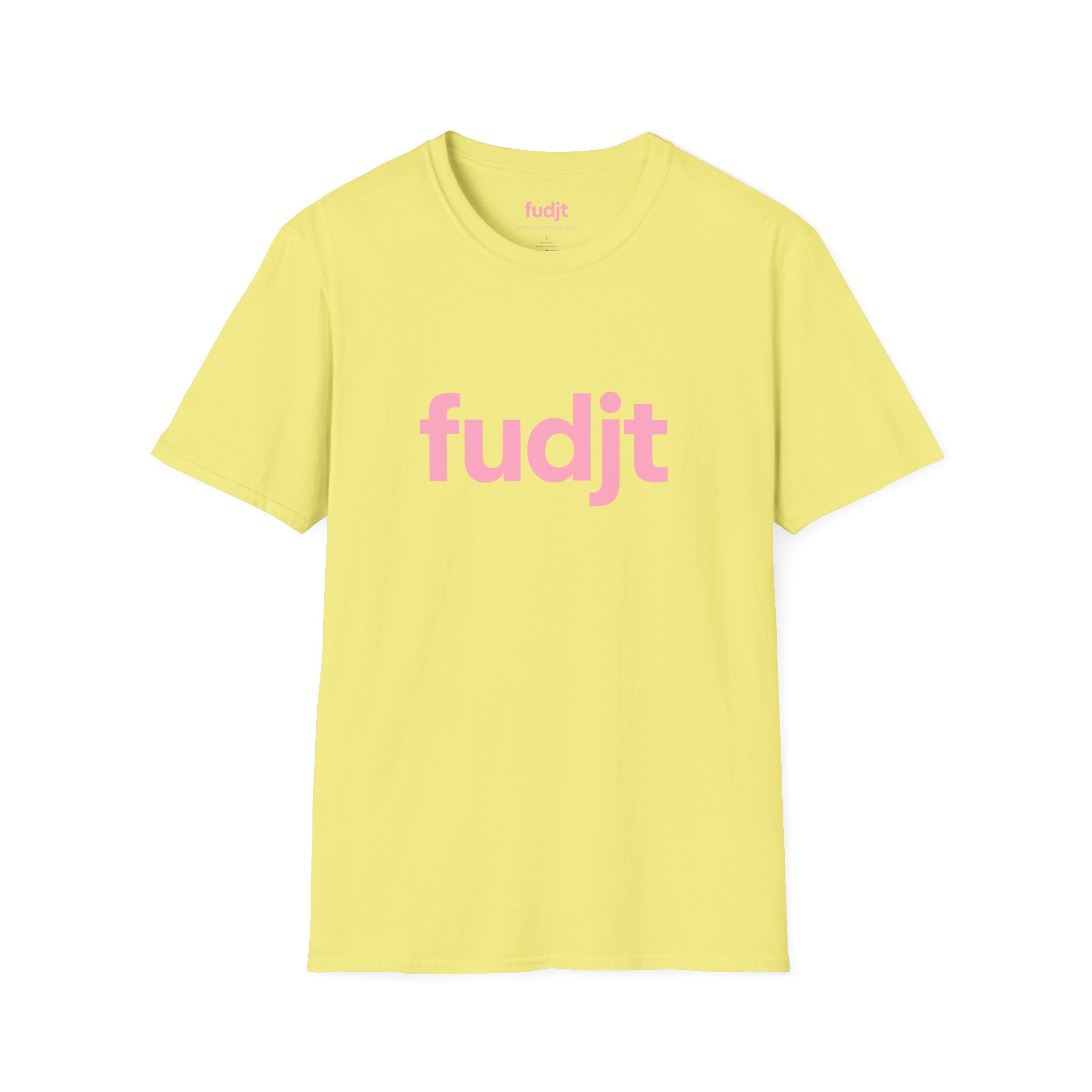 fudjt Everyday Style Pink logo Tee | 15 Colors