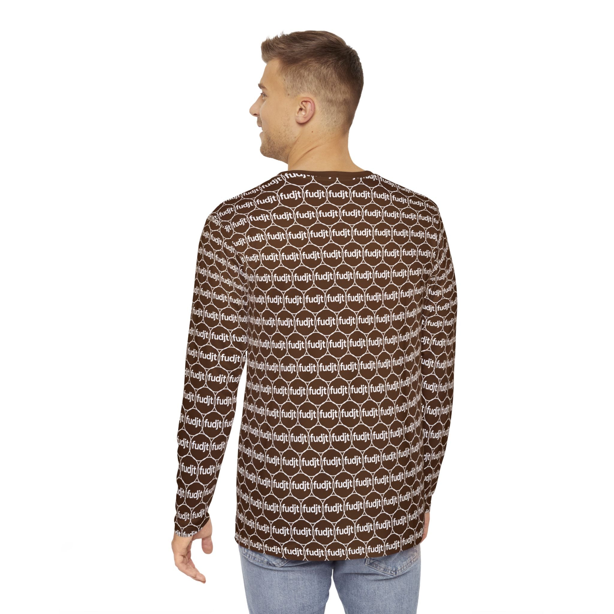 Brown fudjt Unbroken Chain 2.5 Fluid Vibes Long Sleeve Shirt