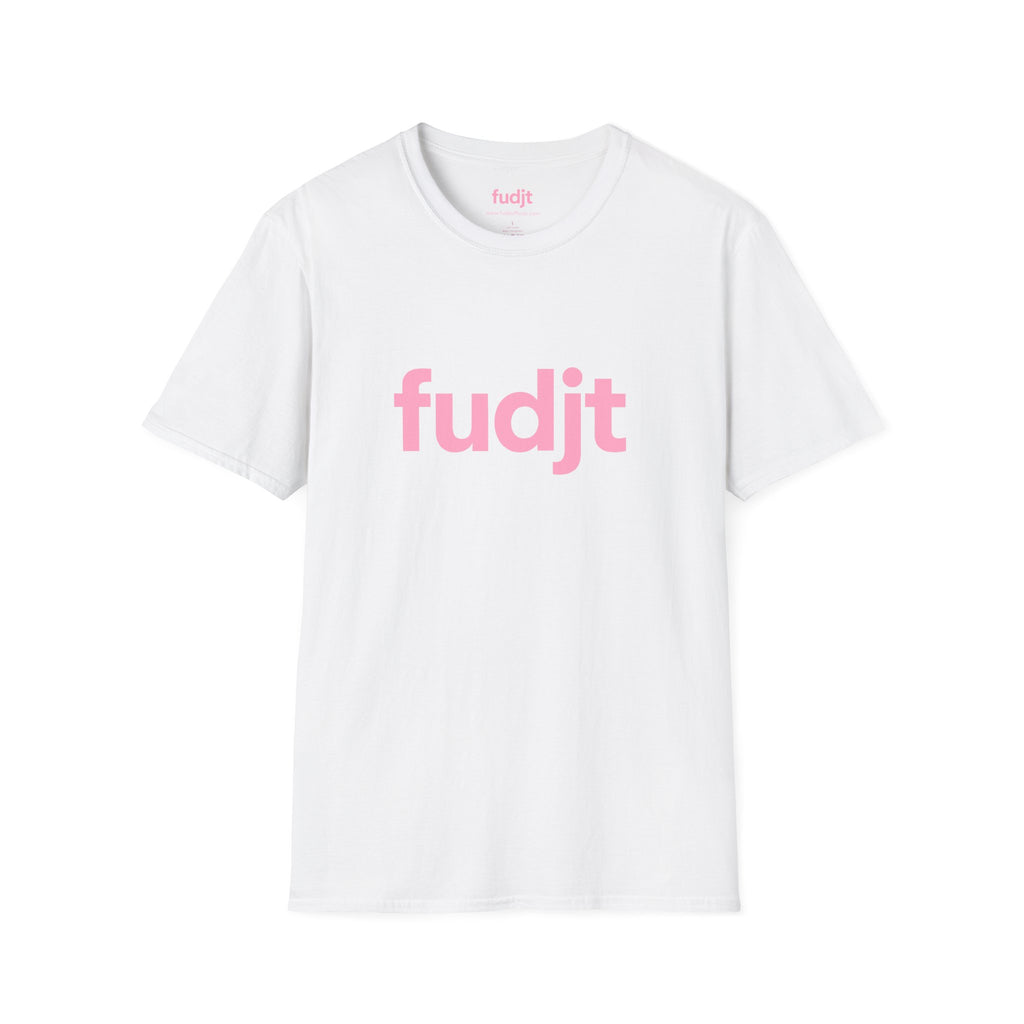 fudjt Everyday Style Pink logo Tee | 15 Colors