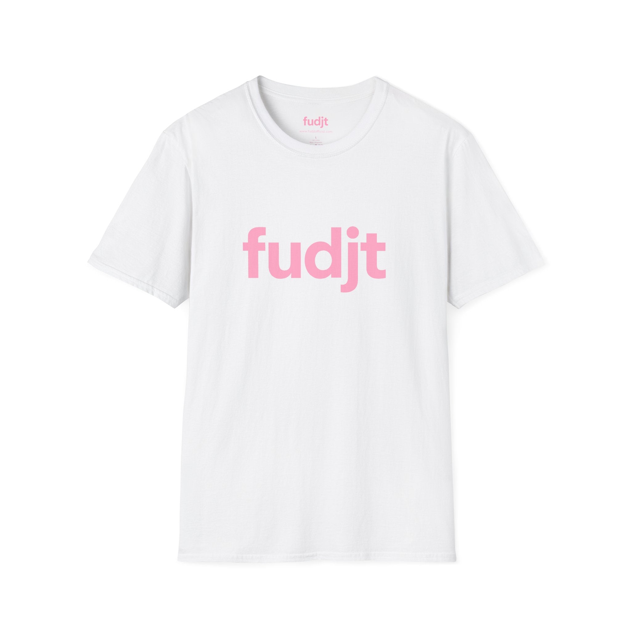 fudjt Everyday Style Pink logo Tee | 15 Colors