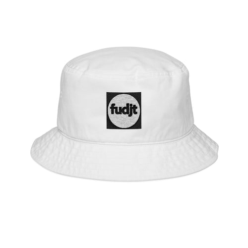 Black Square fudjt Circle Embroidered Bucket Hat | 3 Colors