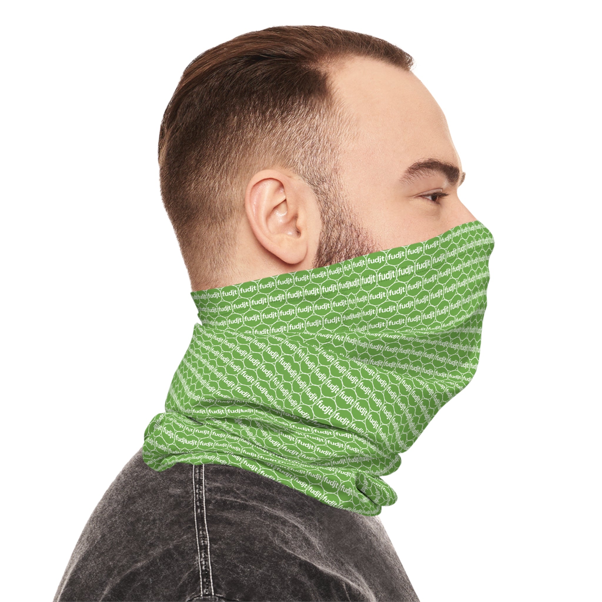 Green fudjt Unbroken Chain .5 Neck Gaiter
