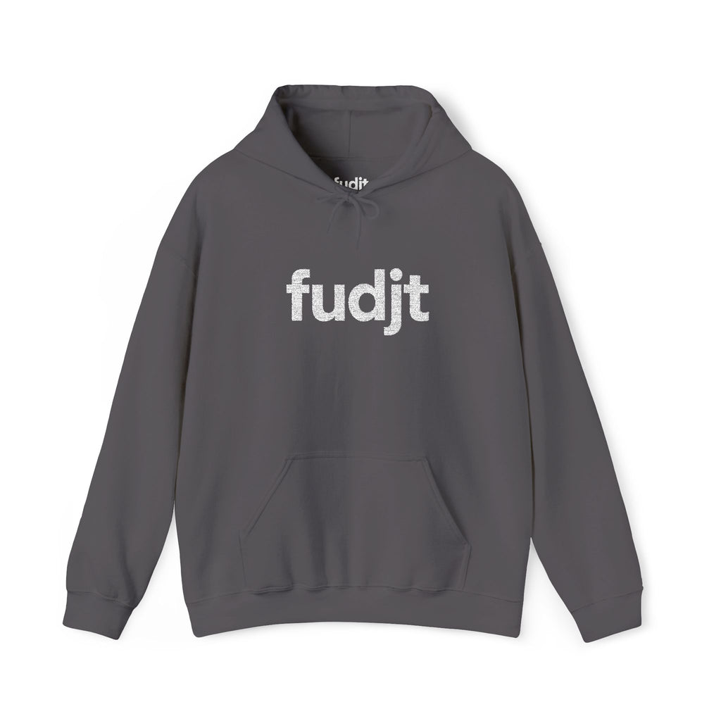 White fudjt Embroidered Heavy Blend Hooded Sweatshirt | 15 Colors | Stand For Something.