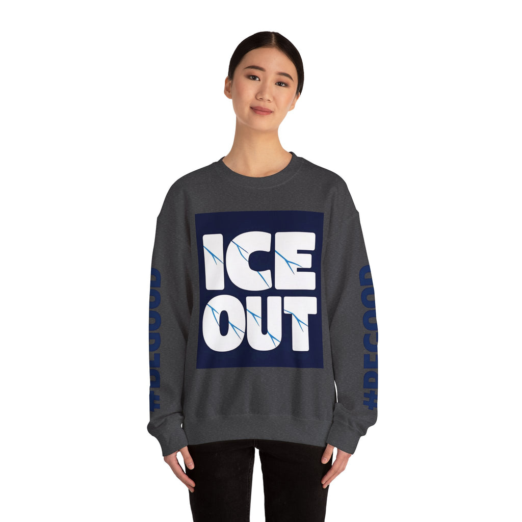 Ice Out Crewneck Sweatshirt — #PRETTIGOOD Graphic Pullover | 10 Colors