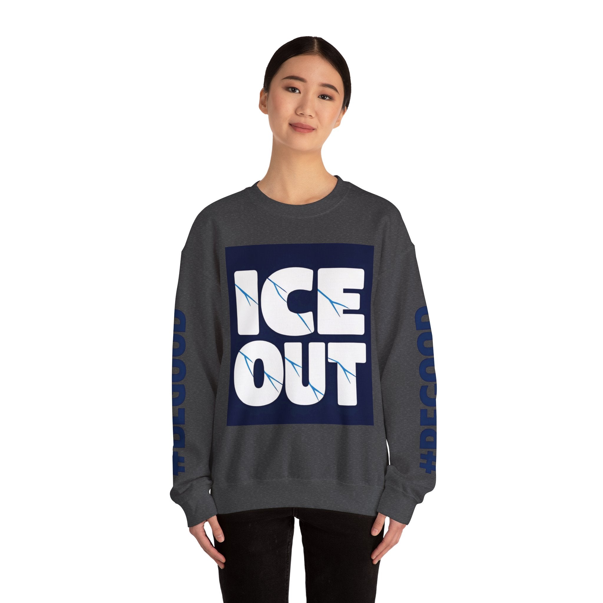 Ice Out Crewneck Sweatshirt — #PRETTIGOOD Graphic Pullover | 10 Colors