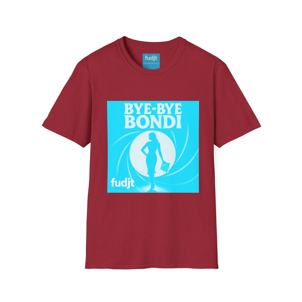 Bye-Bye Bondi | Blue Smoke Screen Retro fudjt Tee | 15 Colors