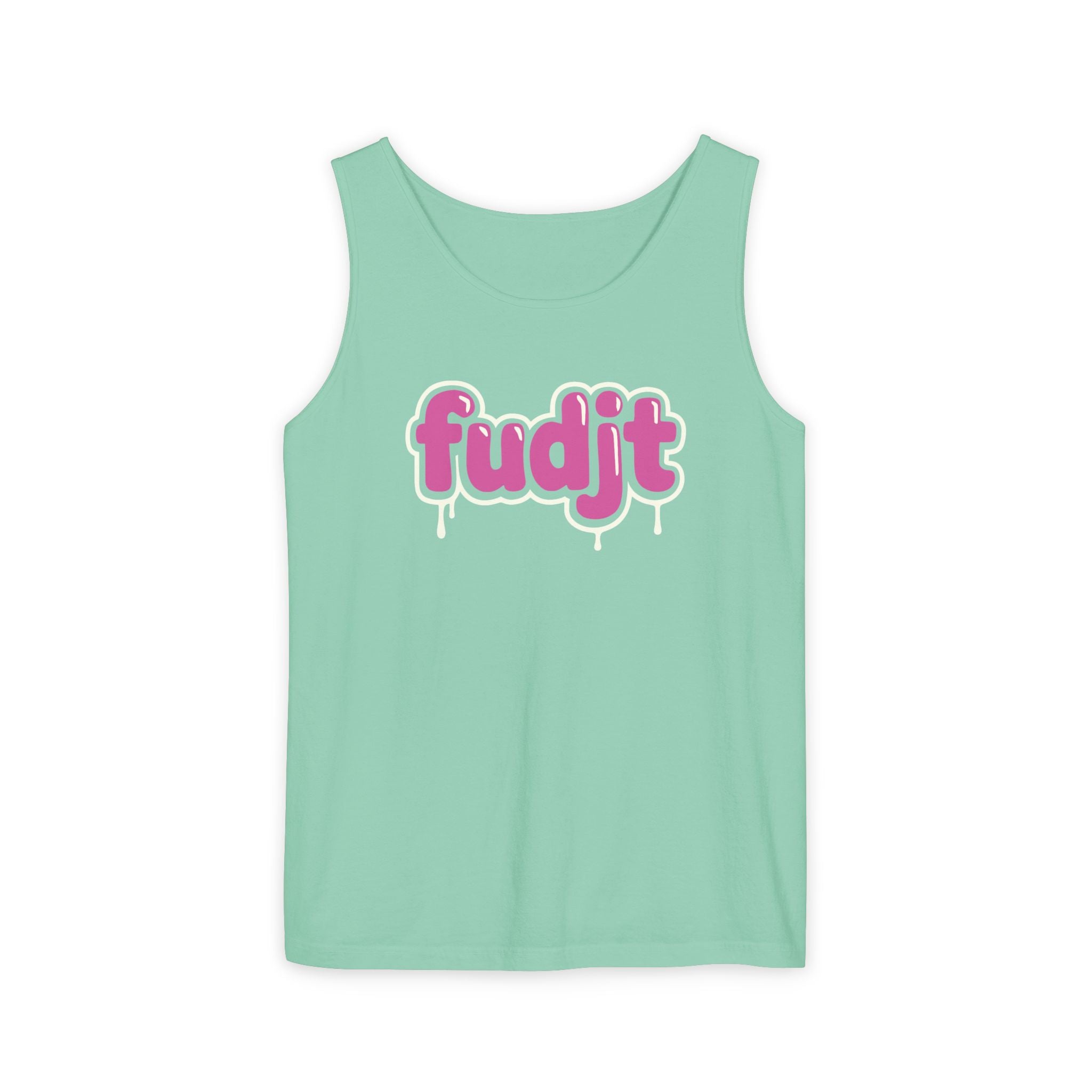 Pink Drip fudjt Long Tank Top | 16 Colors