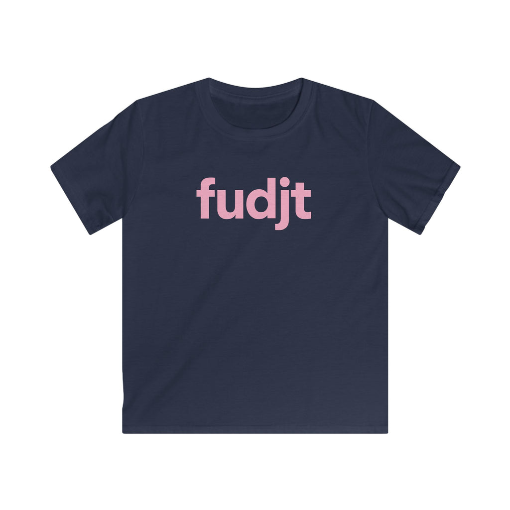 Trendy Kids Cool Pink fudjt Logo Tee | 5 Colors