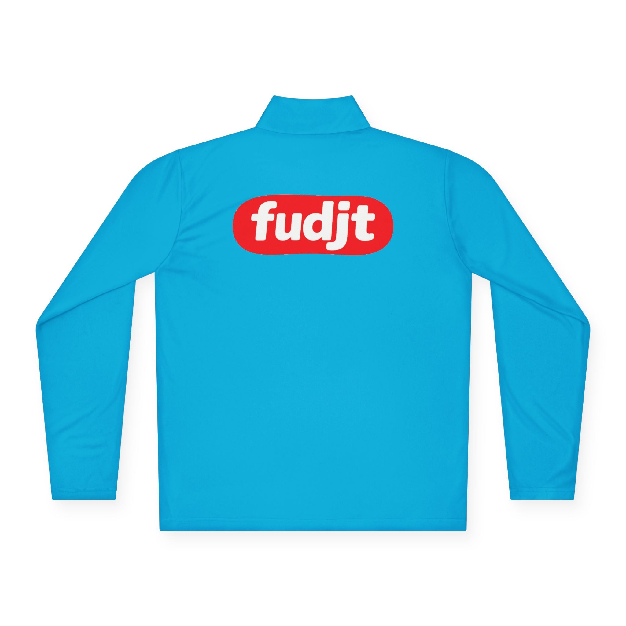 fudjt Anti-Supremacy Red Badge Quarter-Zip Performance Pullover | Bold Backside | 7 Colors